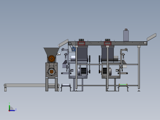 肉食者-画图+杏鲍菇包装机设计左视缩略图