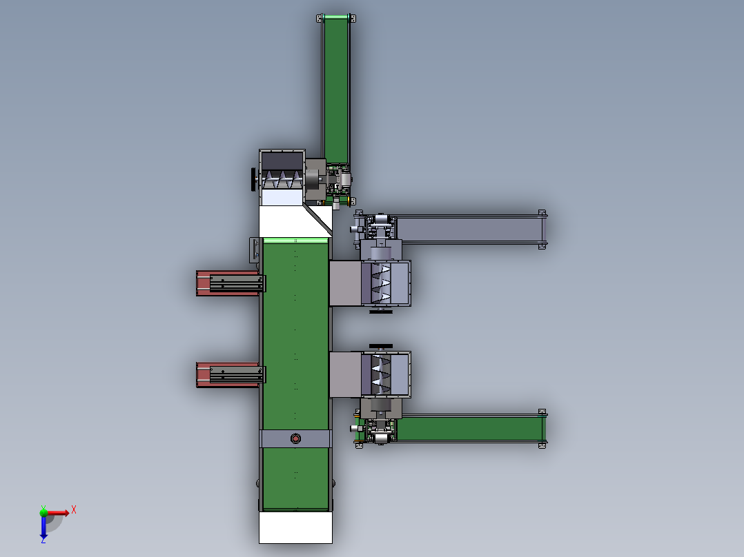 肉食者-画图+杏鲍菇包装机设计俯视图
