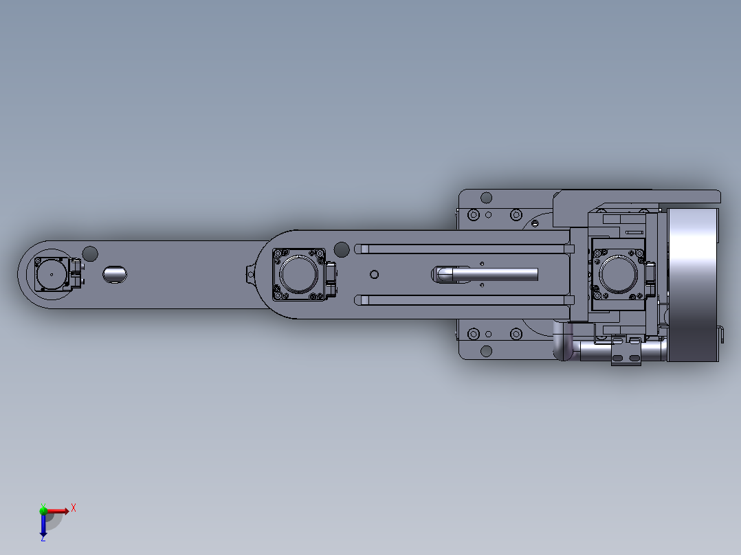 电机磁铁充磁转子组装一体机俯视图
