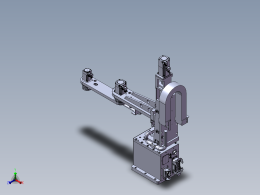 电机磁铁充磁转子组装一体机正等轴测缩略图