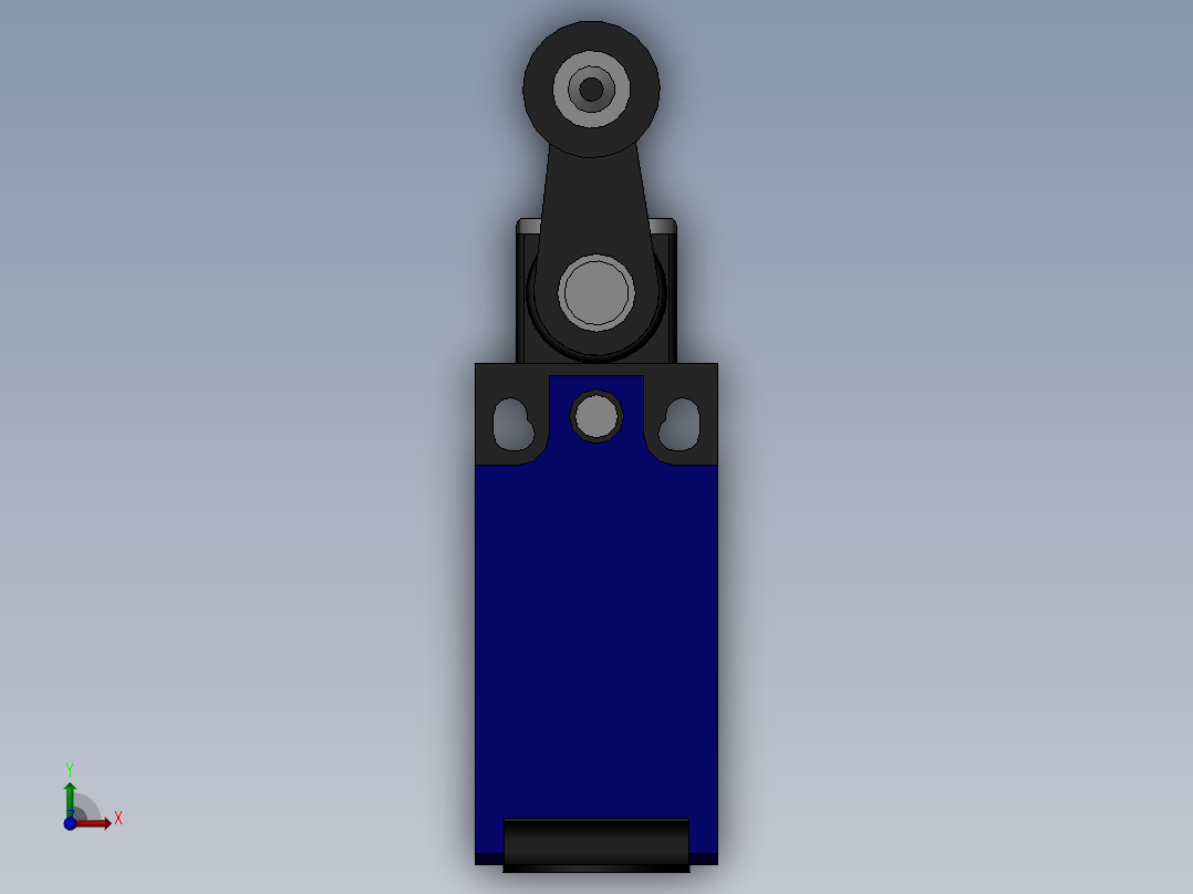 行程开关前视图