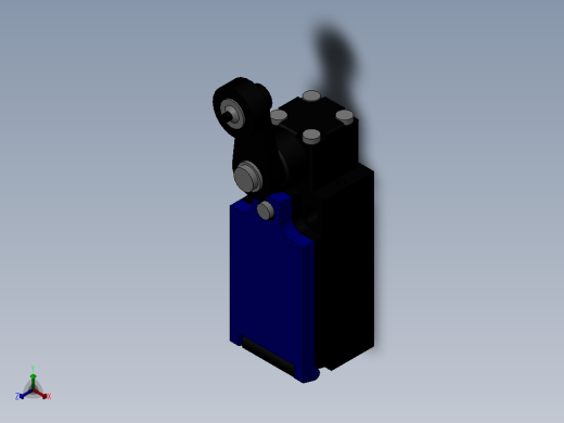 行程开关正等轴测缩略图
