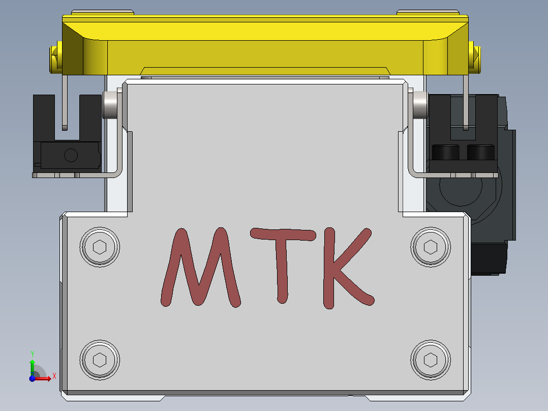 GTH内嵌丝杆全封闭GTH8S-BC-200W前视图