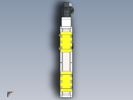 GTH内嵌丝杆全封闭GTH8S-BC-200W俯视缩略图