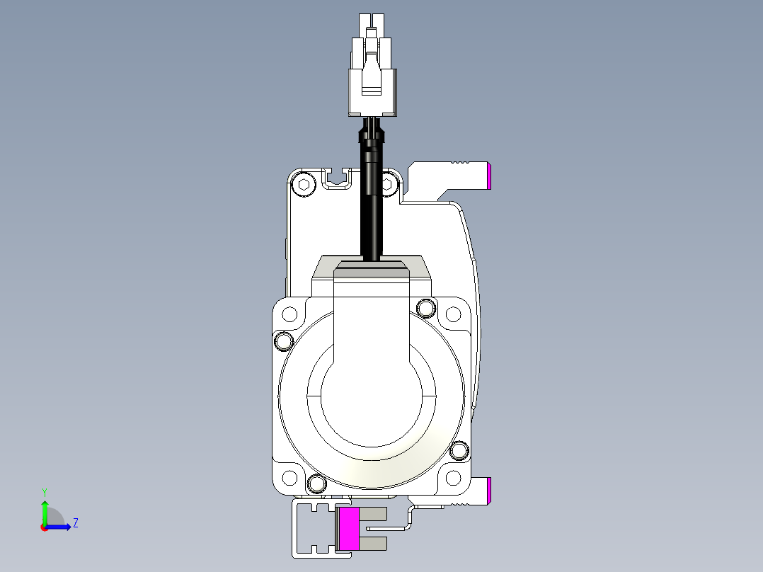 威洛博QF系列模组QF10-Lxx-C-S720-BC-ZP40-C3左视图