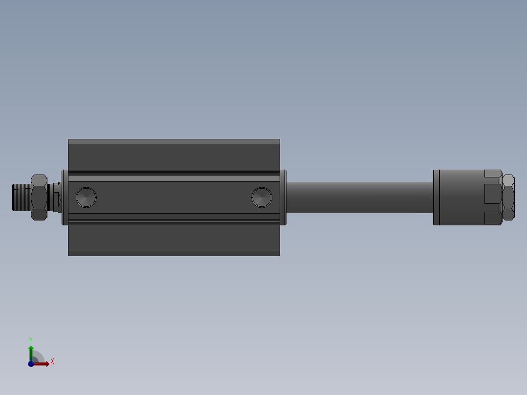 气缸TSDAJ80x120-30Bs前视图