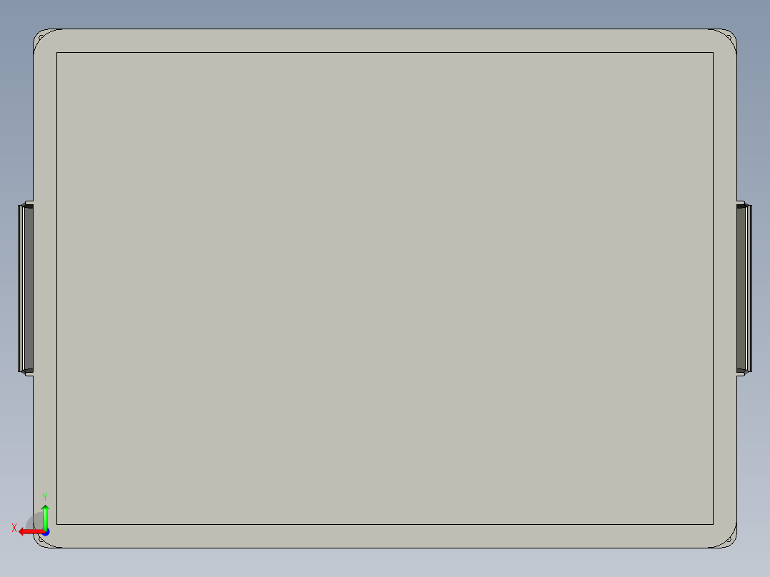 周转箱10 STP CREO后视图