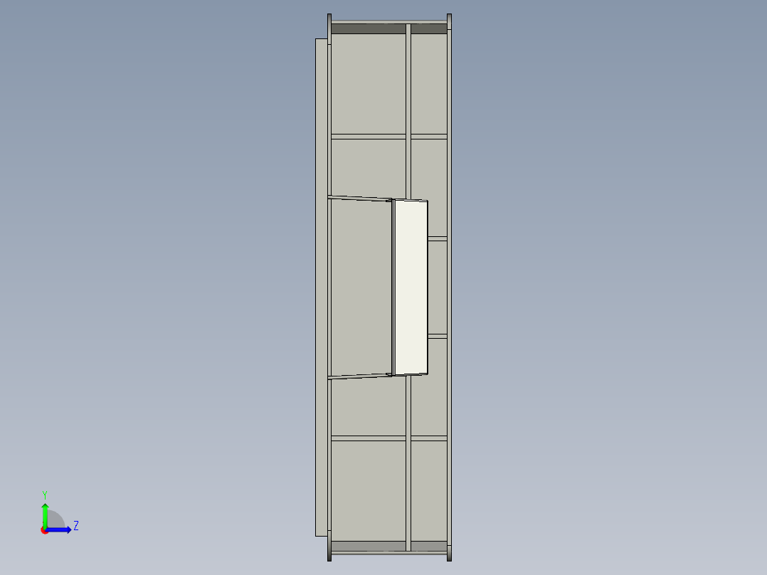 周转箱10 STP CREO左视图
