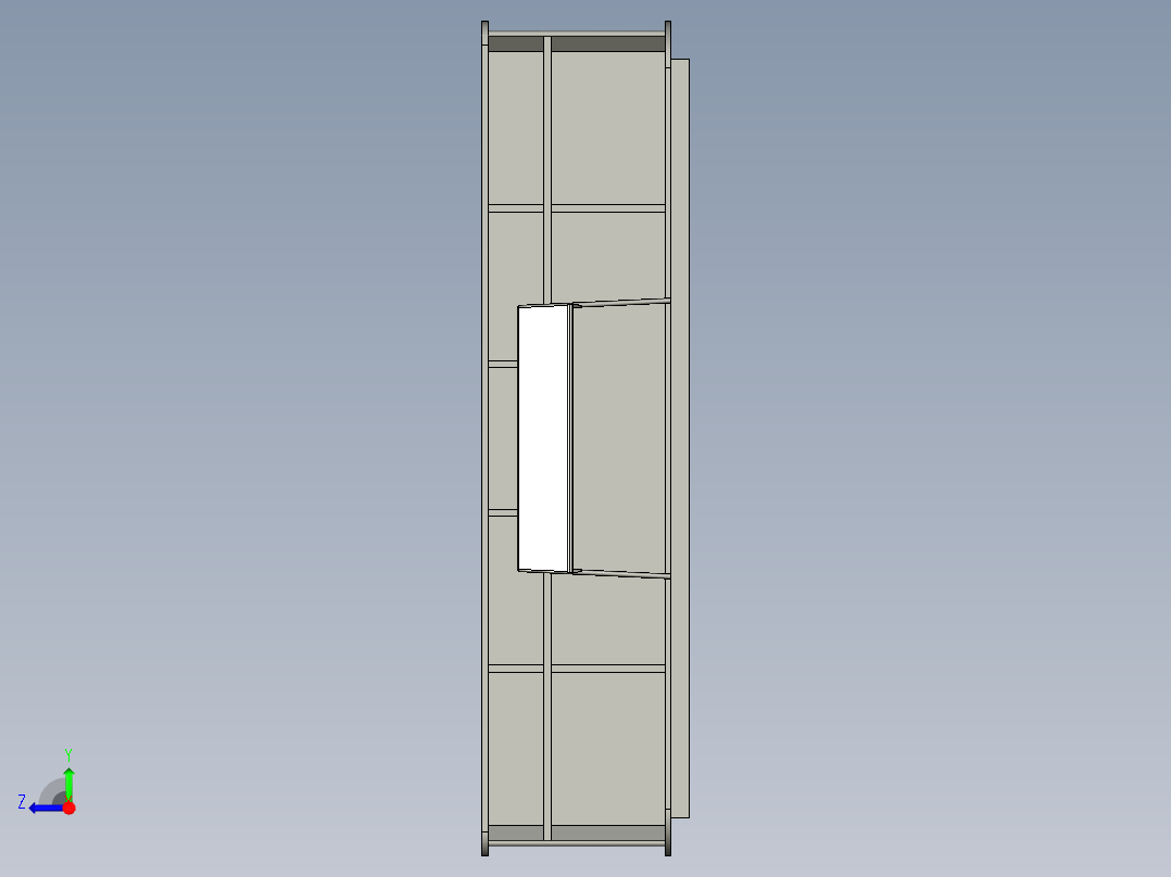 周转箱10 STP CREO右视图