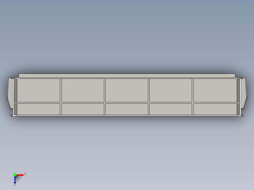 周转箱10 STP CREO俯视图