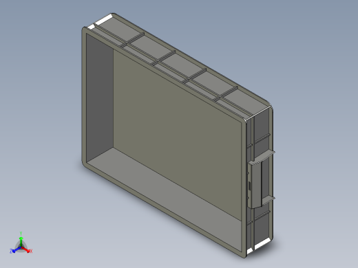 周转箱10 STP CREO正等轴测缩略图