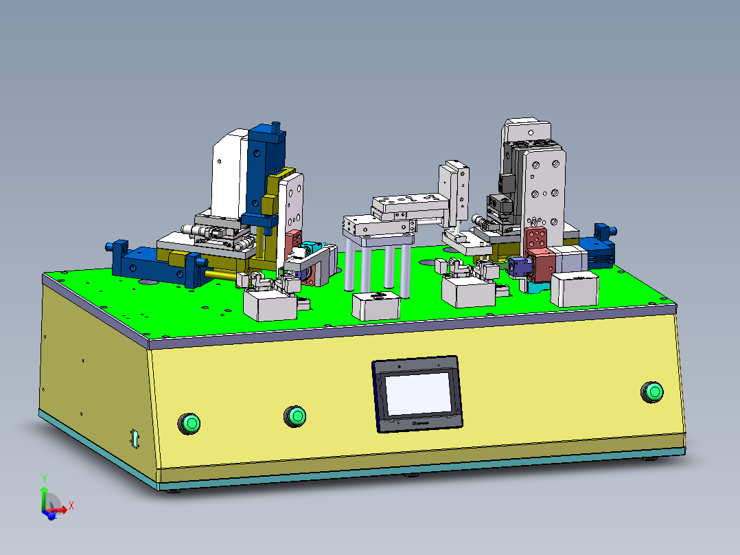 一种半自动弯折机sw18可编辑