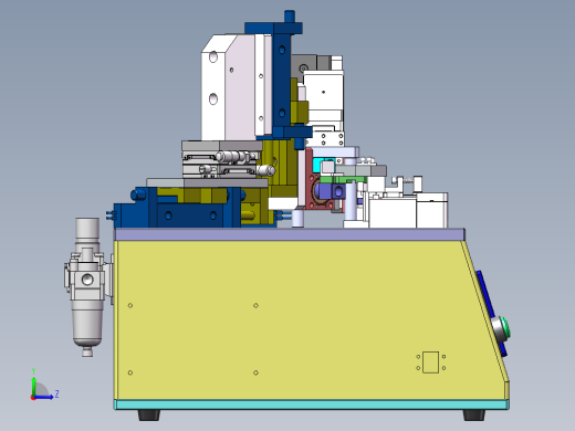 一种半自动弯折机sw18可编辑左视缩略图