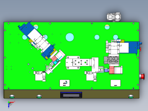 一种半自动弯折机sw18可编辑俯视缩略图