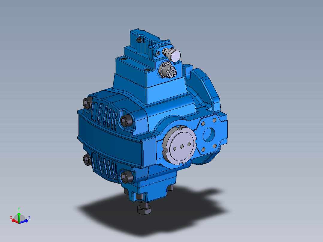 Continental Hydraulics-PVX-20or29or36B30-RF-P-5S17液压元件主视图