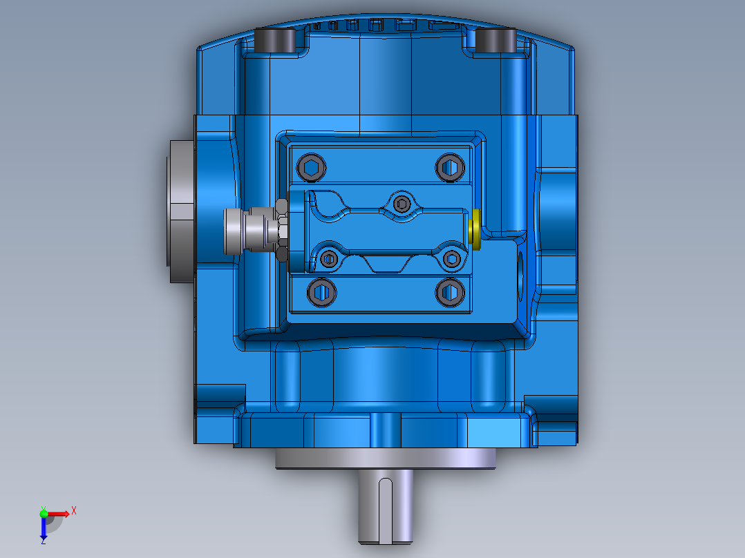 Continental Hydraulics-PVX-20or29or36B30-RF-P-5S17液压元件俯视图
