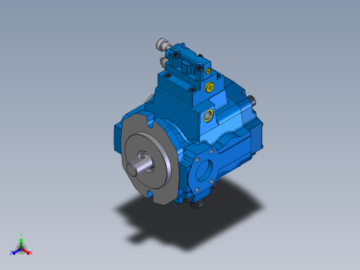 Continental Hydraulics-PVX-20or29or36B30-RF-P-5S17液压元件正等轴测缩略图