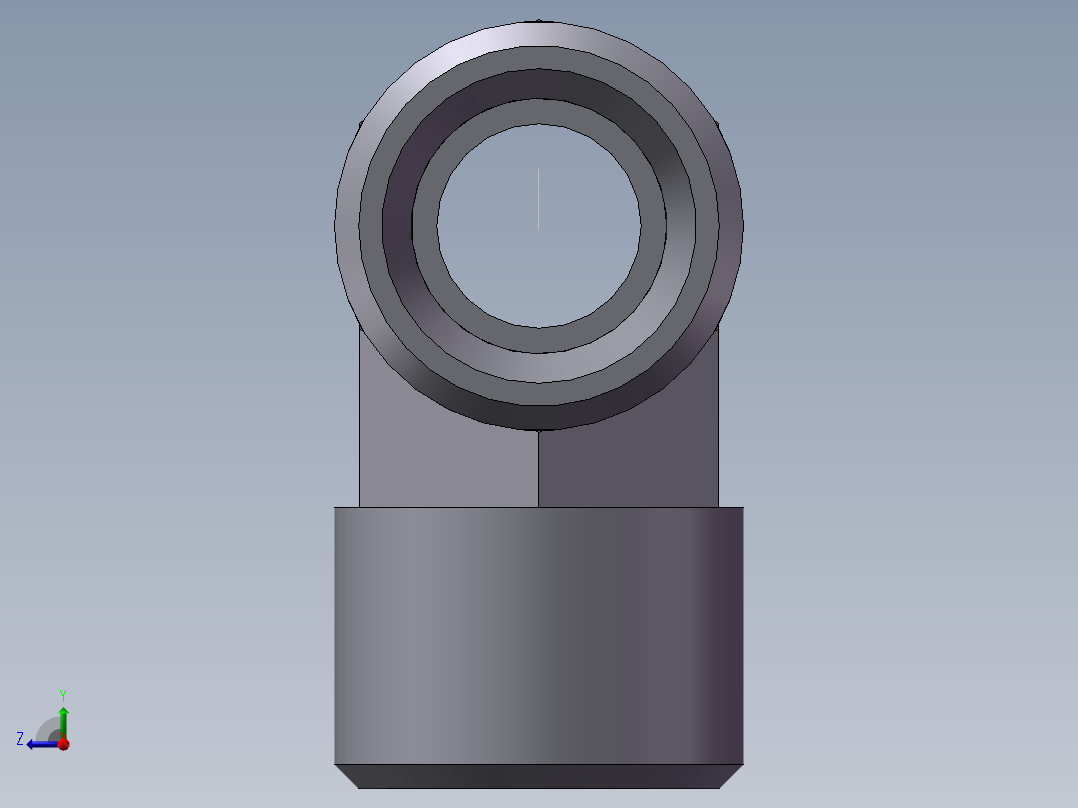 AC+AD 三通接头 T、AC-16右视图