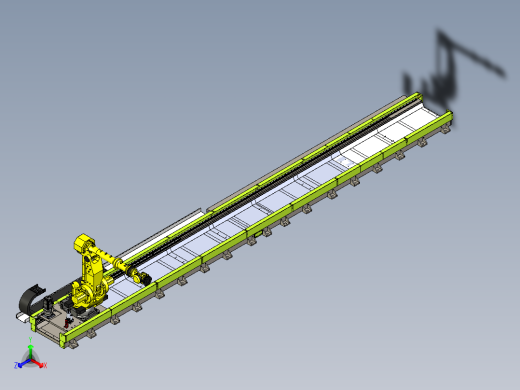 大承载机器人地轨