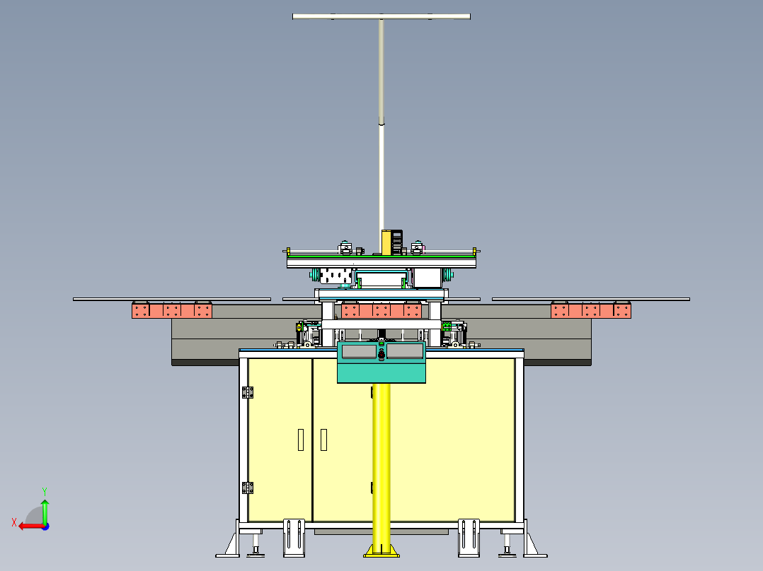 钣金件激光焊接机（双激光头焊接）后视图
