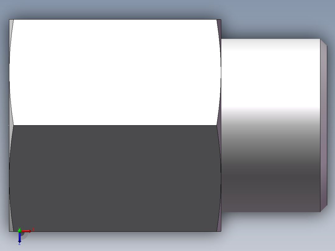 直通内螺纹接头、5CM-18-16俯视图