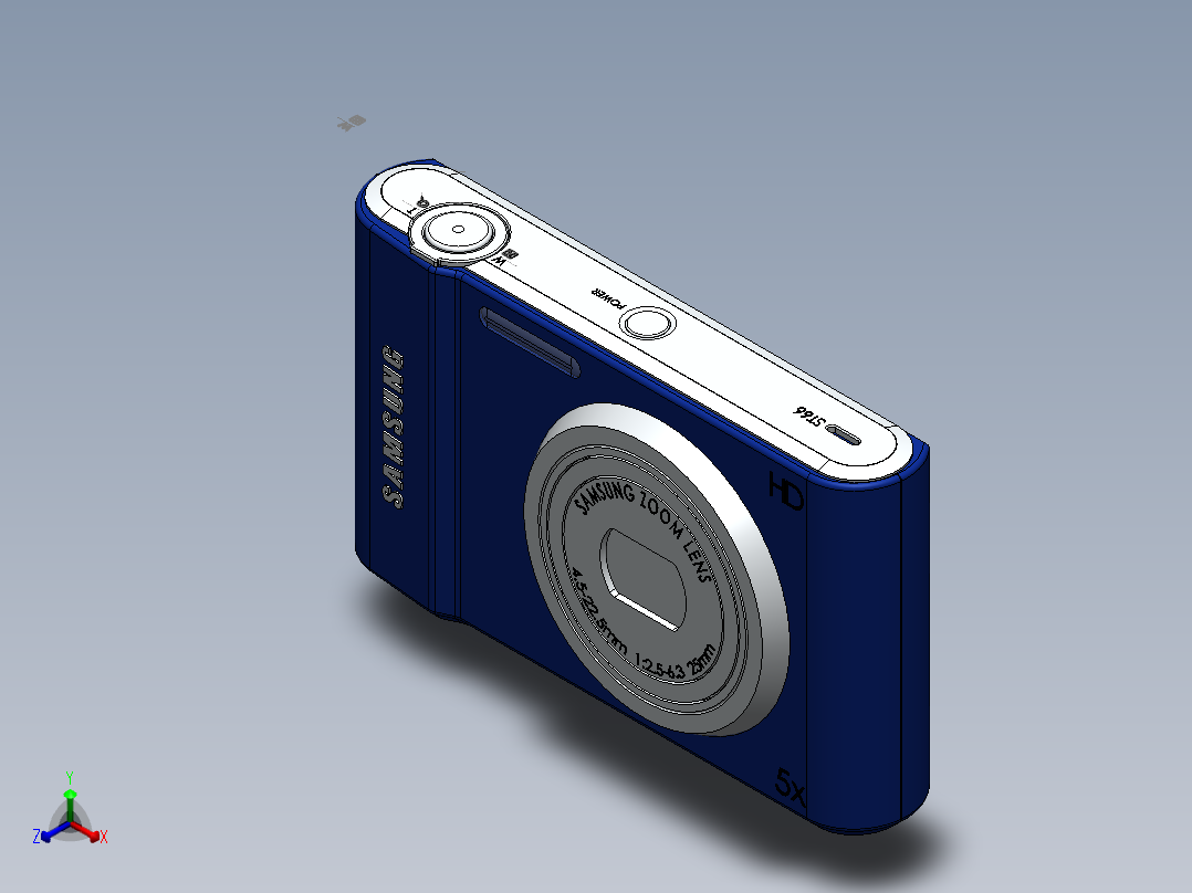 相机、摄像头(48)正等轴测图