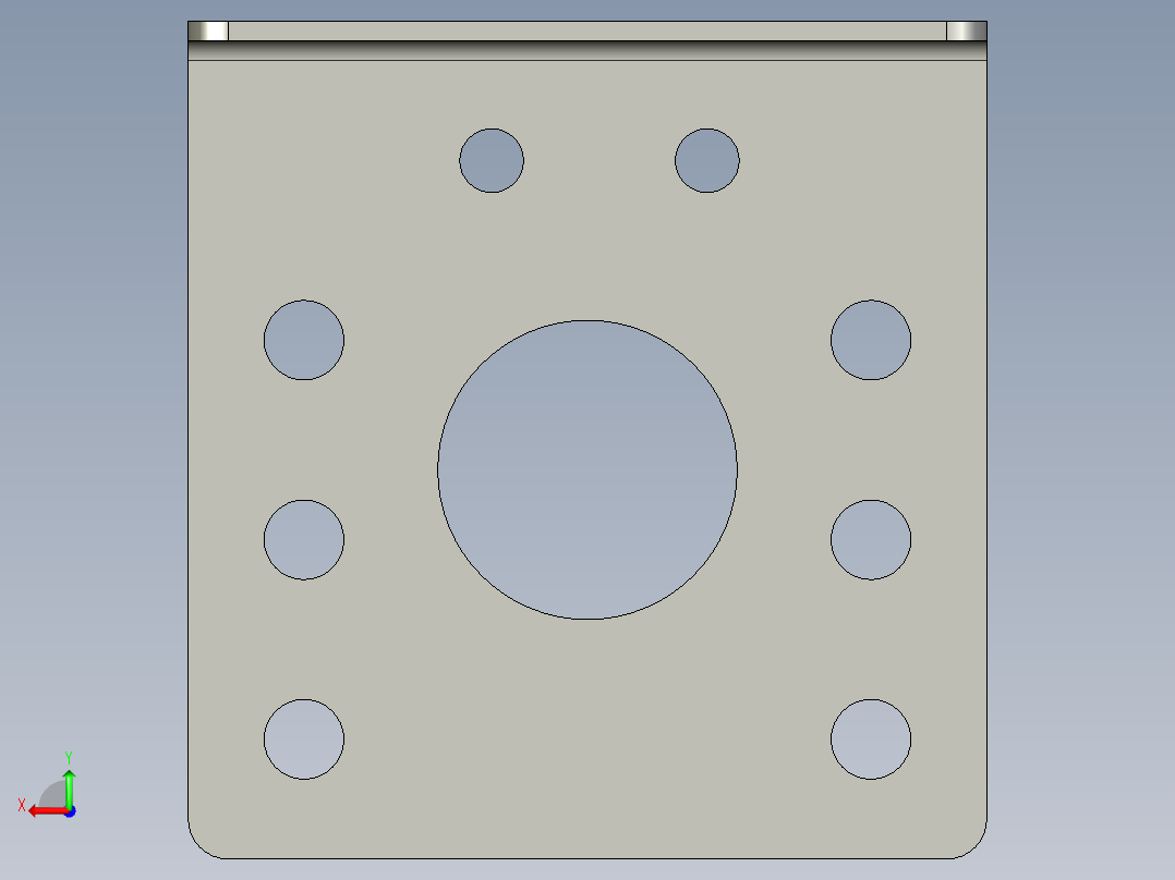 直流电机夹具后视图