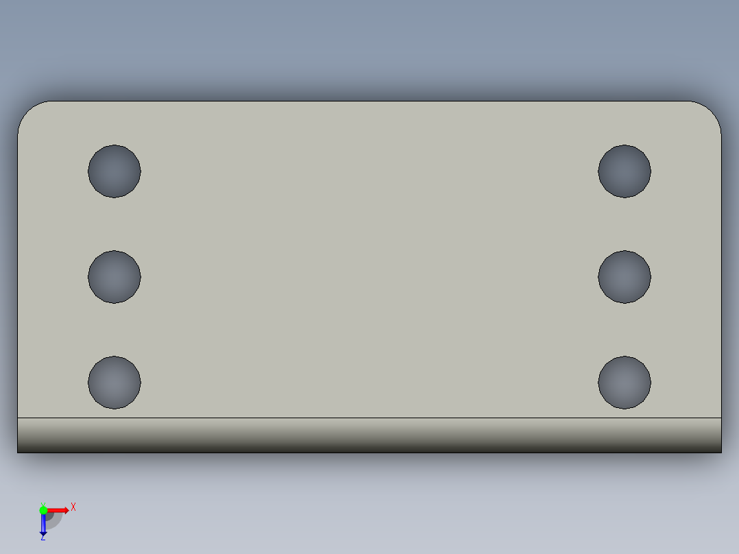 直流电机夹具俯视图