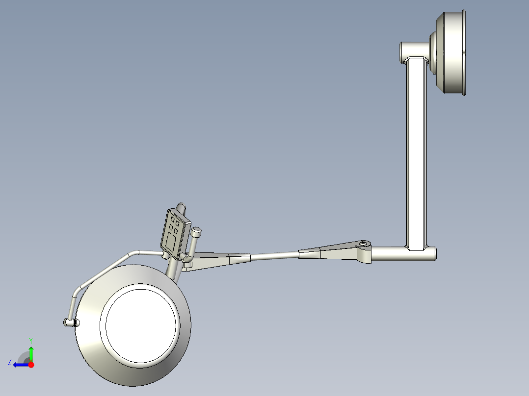 医用手术无影灯右视图