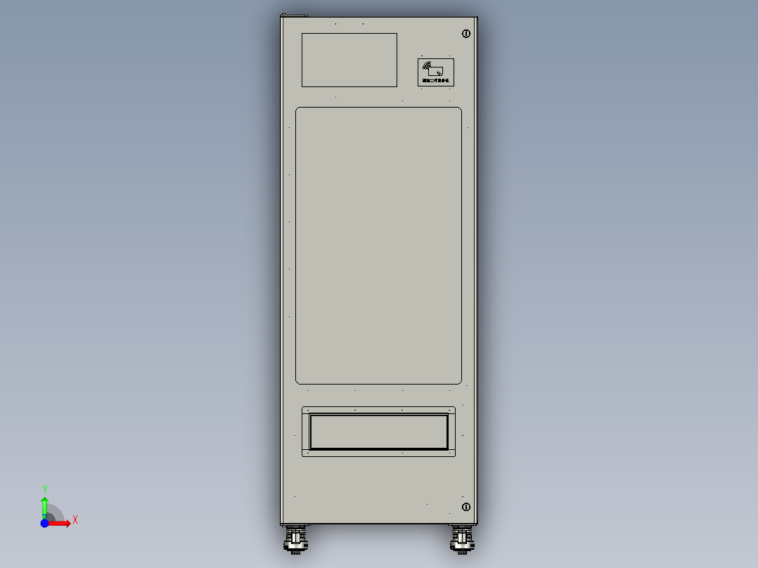 智能饮料售卖柜 1735003前视图