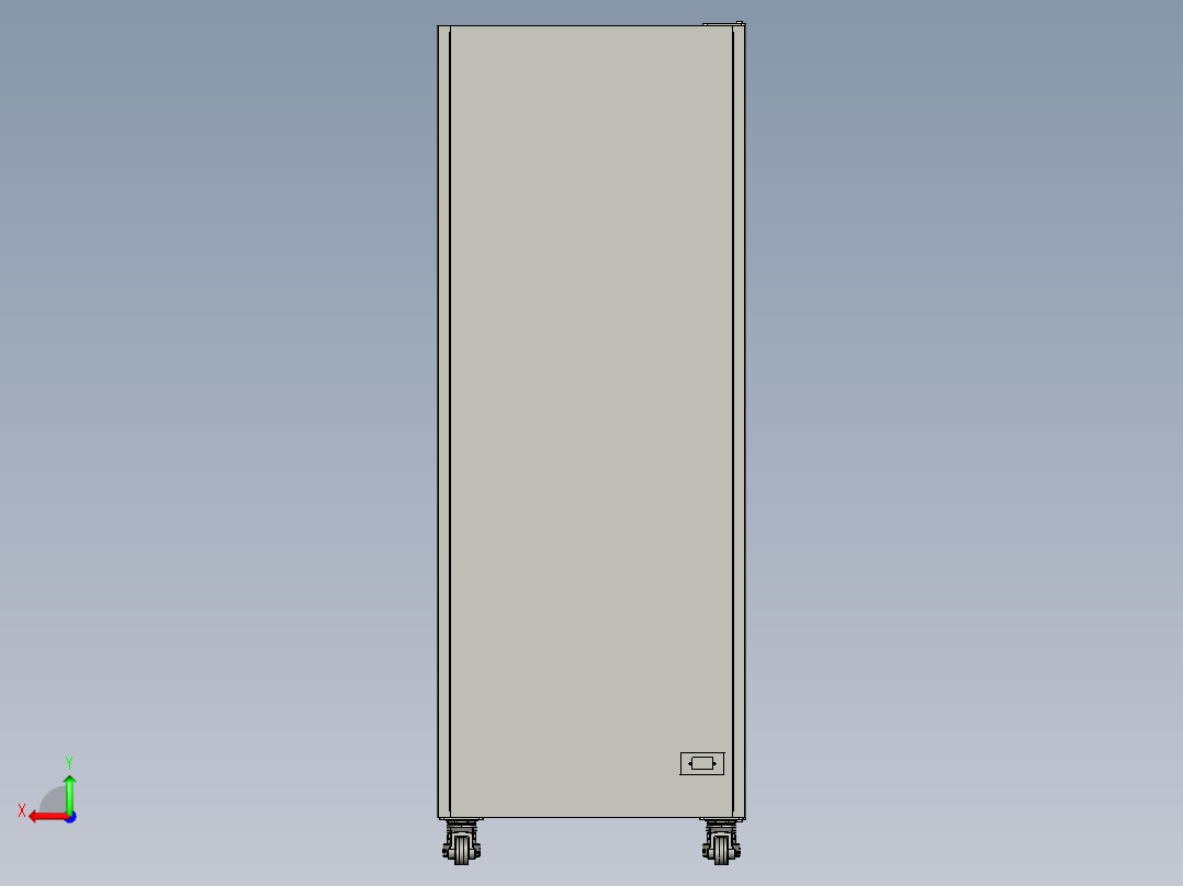 智能饮料售卖柜 1735003后视图