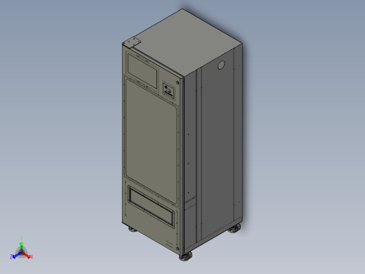 智能饮料售卖柜 1735003正等轴测缩略图