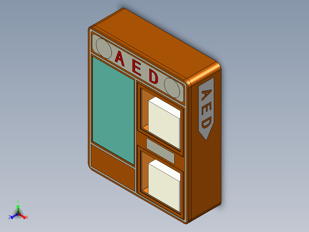 壁挂AED除颤器箱(1)