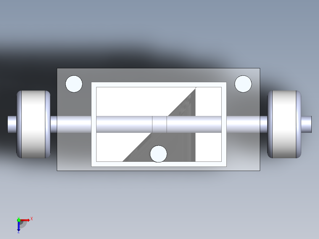 自平衡机器人俯视图