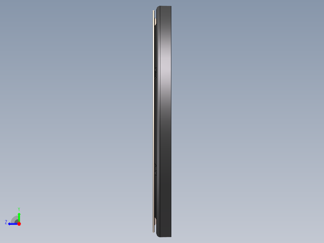 不锈钢蒸片右视图