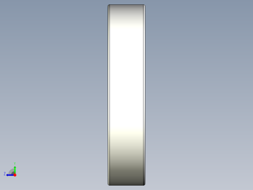 完整的公制6300-ZZ，双屏蔽轴承库SolidWorks和Step模型右视缩略图