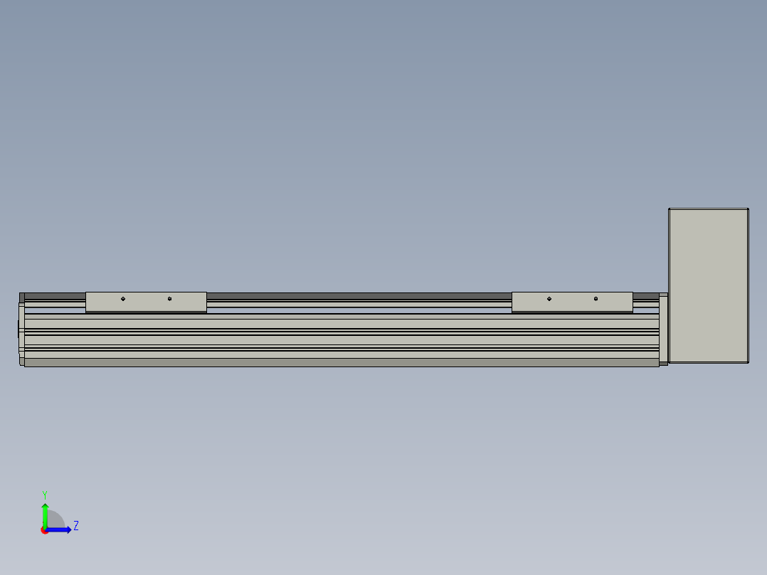 YQJ1929B168D-TL40-S550-B1-HC400W(2)YQJ1929B168D-TL40-S550-B1-HC400WZB左视图