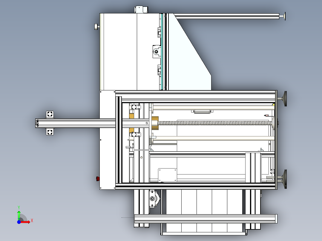 组合式自动送板机前视图