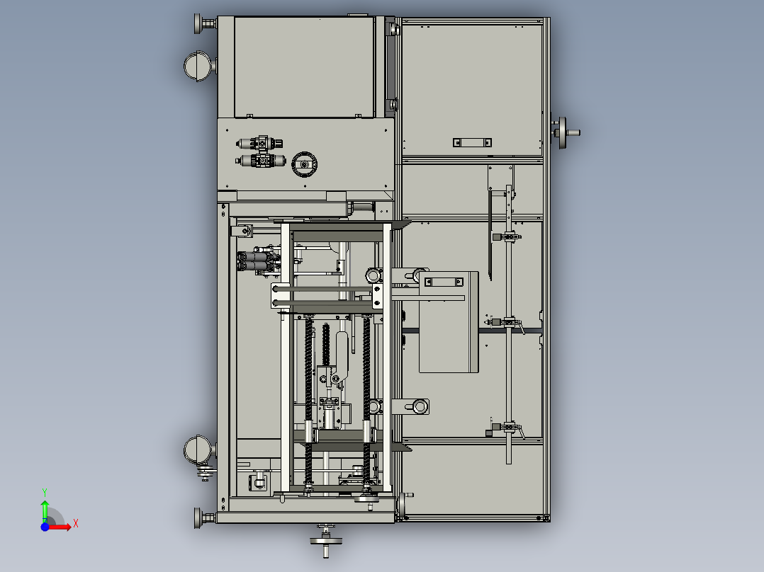 全自动开箱机前视图