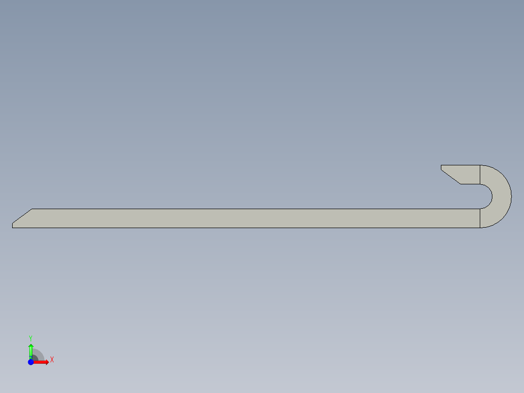 坦克链内腔18x25外腔245x37曲率半径282前视图