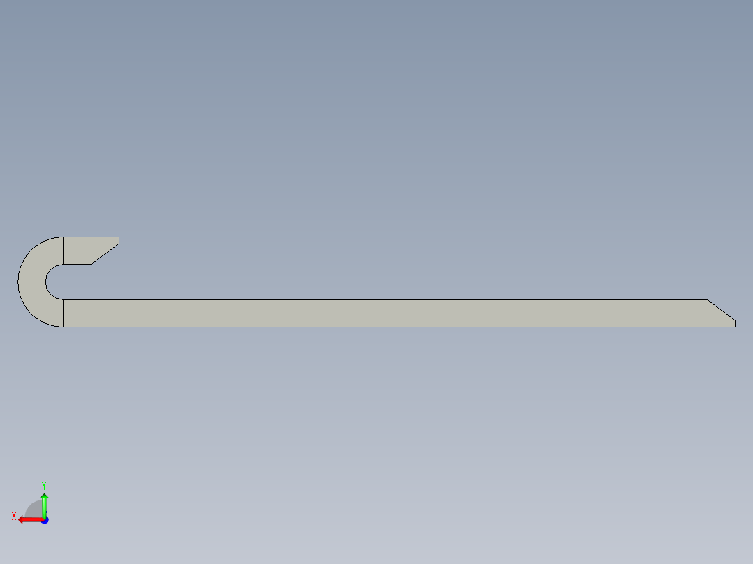 坦克链内腔18x25外腔245x37曲率半径282后视图