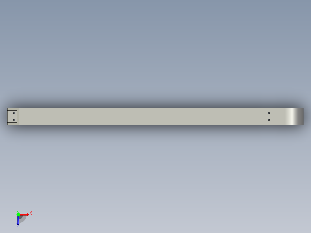 坦克链内腔18x25外腔245x37曲率半径282俯视图