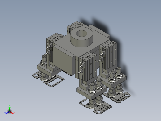 机器人吸料组件正等轴测缩略图