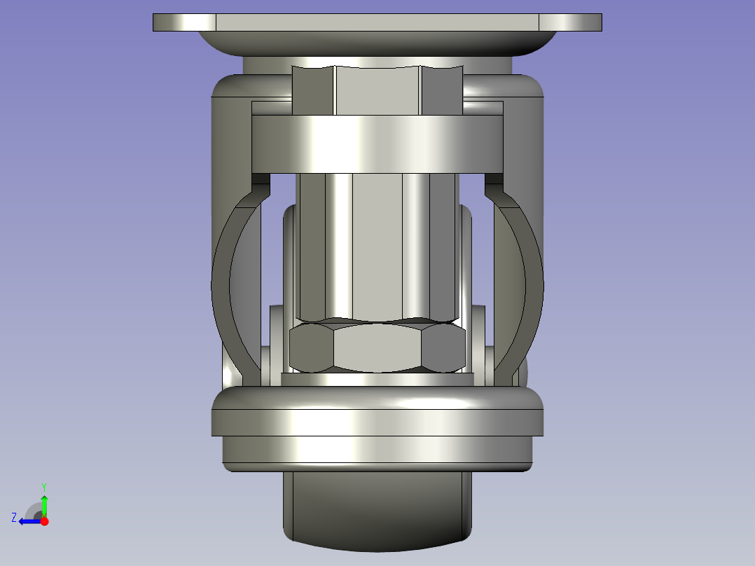 AT变速箱齿轮加工生产线设计-CMAZ40-N脚轮超轻载-V2右视图