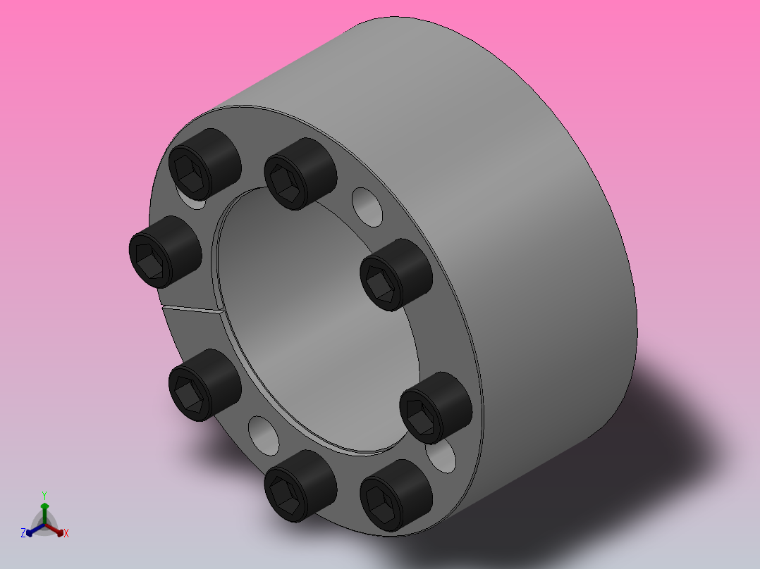 R18型胀紧联接套_R18-40-65主视图