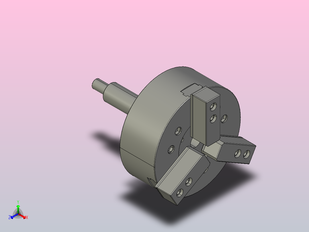 3P╱3P-A高速中实动力夹头（一）[3P-08]主视图