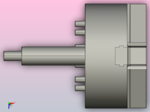 3P╱3P-A高速中实动力夹头（一）[3P-08]俯视缩略图