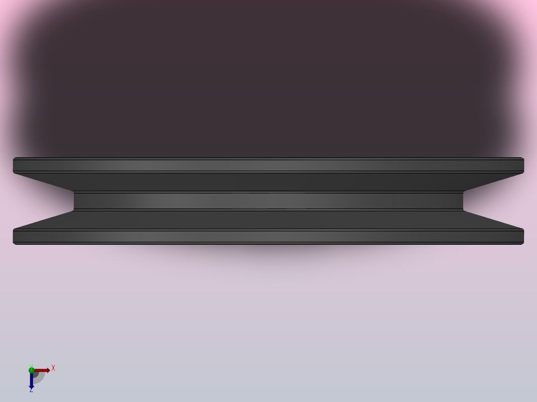 锥套式皮带轮 SPB_SPB140X1俯视图