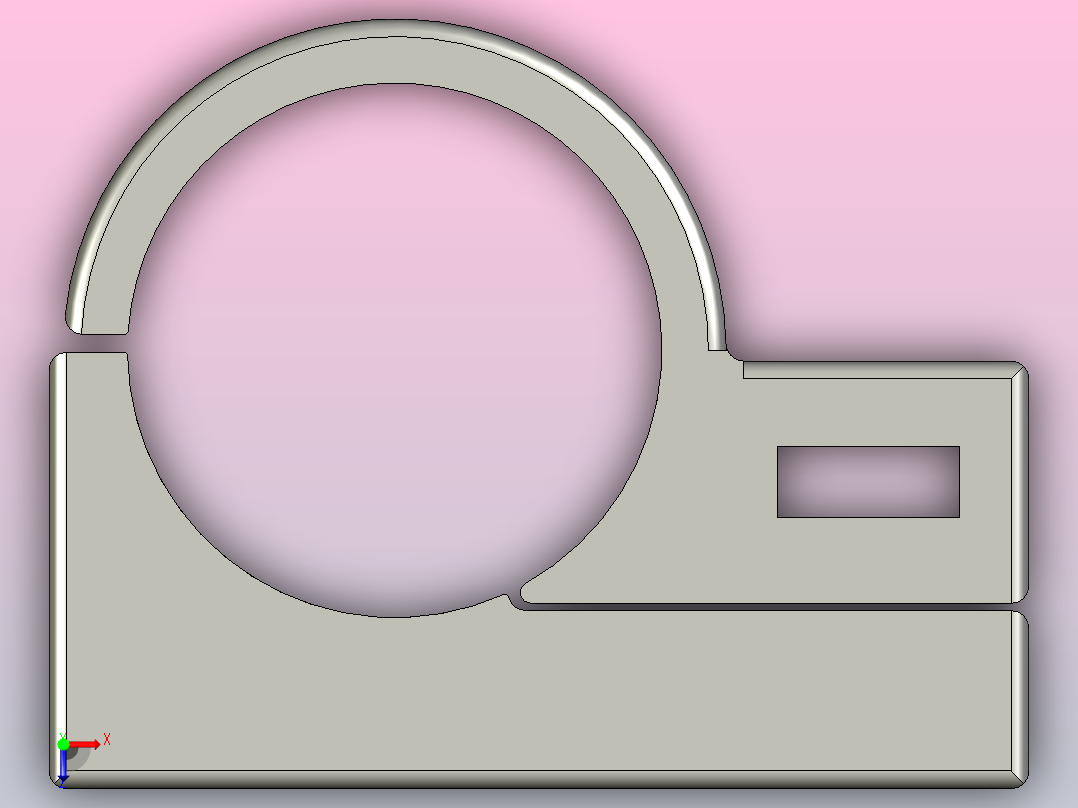 面板紧固件D30俯视图