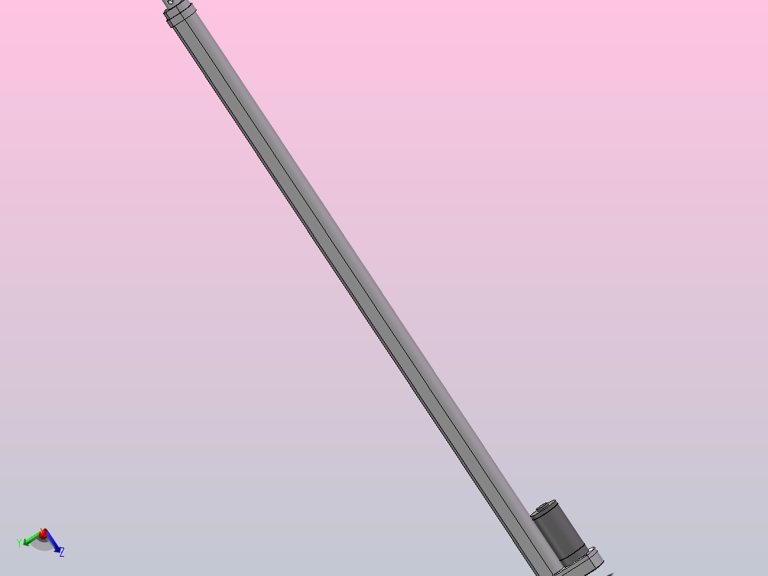 1200N防水电动推杆(ZJWSN-FS)[ZJWSN-FS-S800]主视图